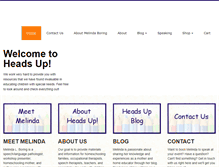 Tablet Screenshot of headsupnow.com